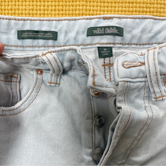 Wild Fable Super High-Rise Cutoff Shorts - Picture 8 of 9